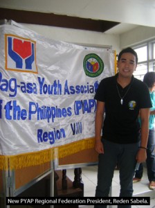 New PYAP Regional Federation President, Reden Sabela