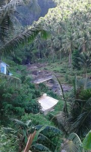 The way to Casabangan Falls.