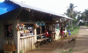 Hungry tourists can just drop by to order newly - cooked food after a tiring trek through the falls.